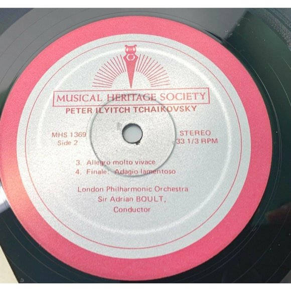 Peter Ilyitch Tchaikovsky Symphony No 6 in B Minor Op 74 Vinyl LP Pathetique - Picture 2 of 5